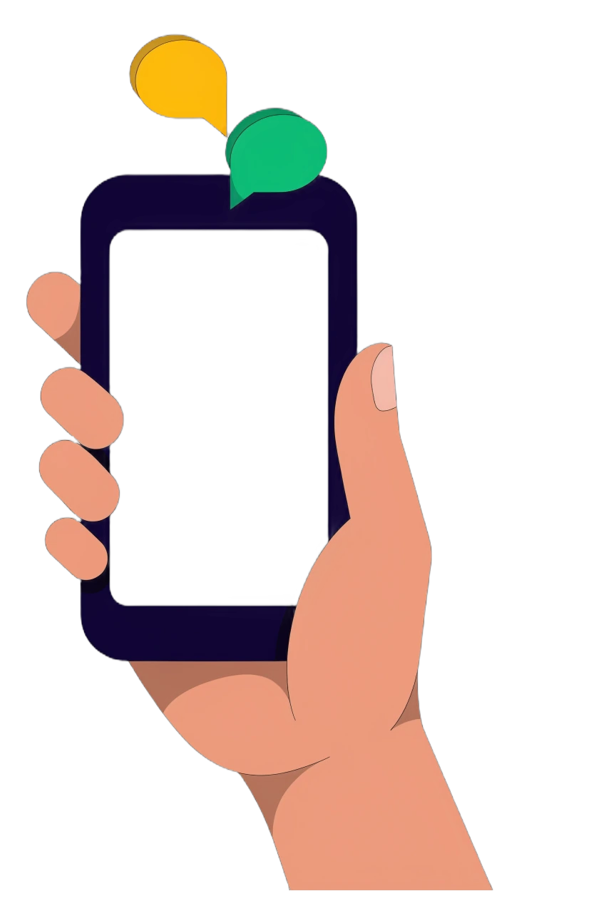 Anteprima di un QR Code WhatsApp su smartphone